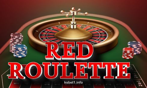 ksbet Red Roulette table